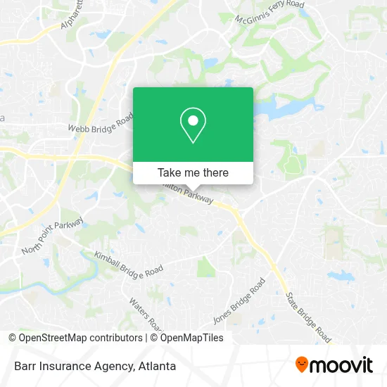 Barr Insurance Agency map