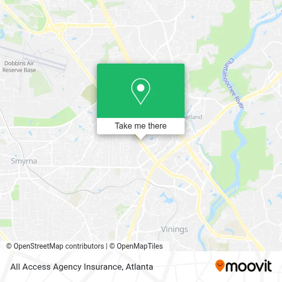 All Access Agency Insurance map
