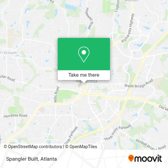 Spangler Built map