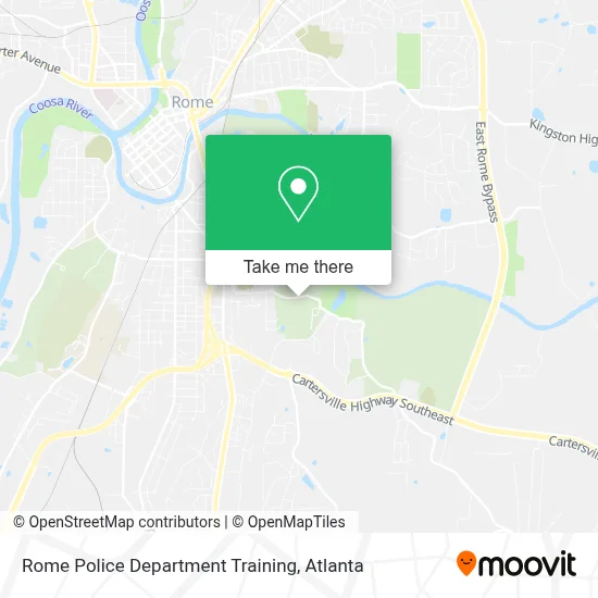Rome Police Department Training map