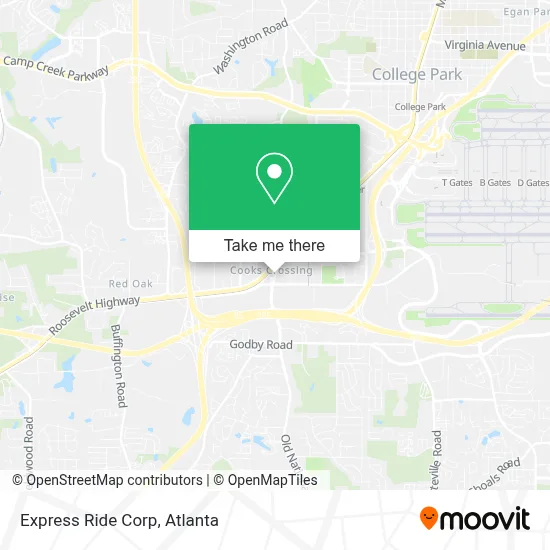 Express Ride Corp map