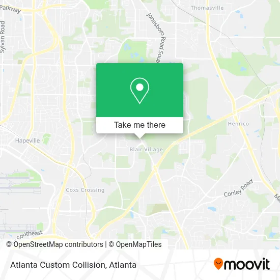 Atlanta Custom Collision map