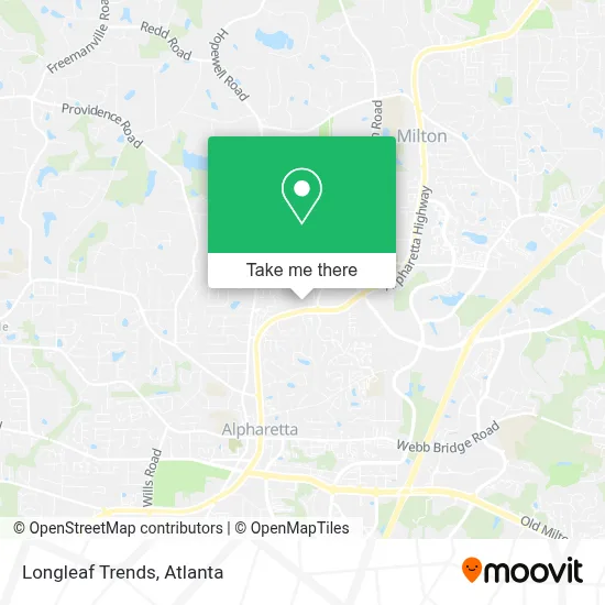 Longleaf Trends map