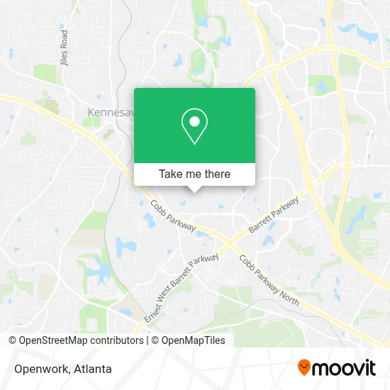 Openwork map