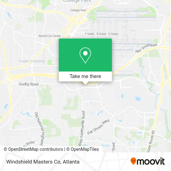 Windshield Masters Co map