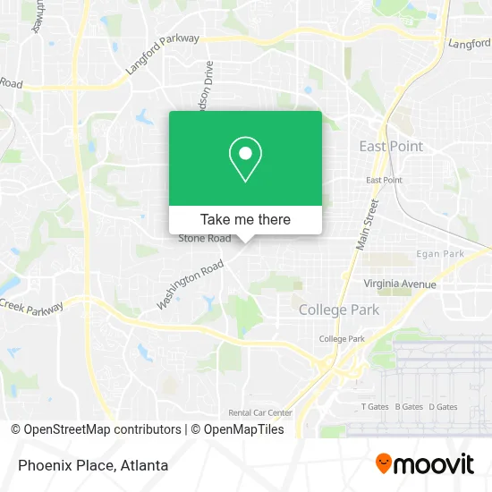 Phoenix Place map
