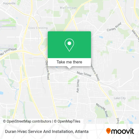 Duran Hvac  Service And Installation map