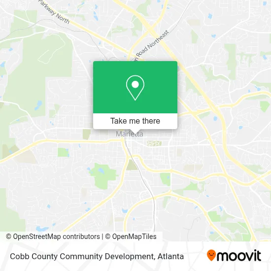 Cobb County Community Development map