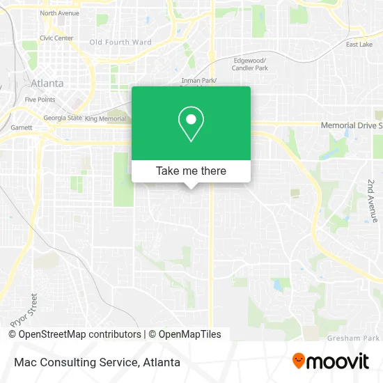 Mac Consulting Service map