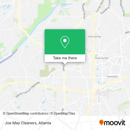 Joe May Cleaners map