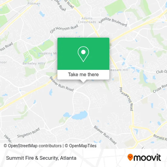 Summit Fire & Security map
