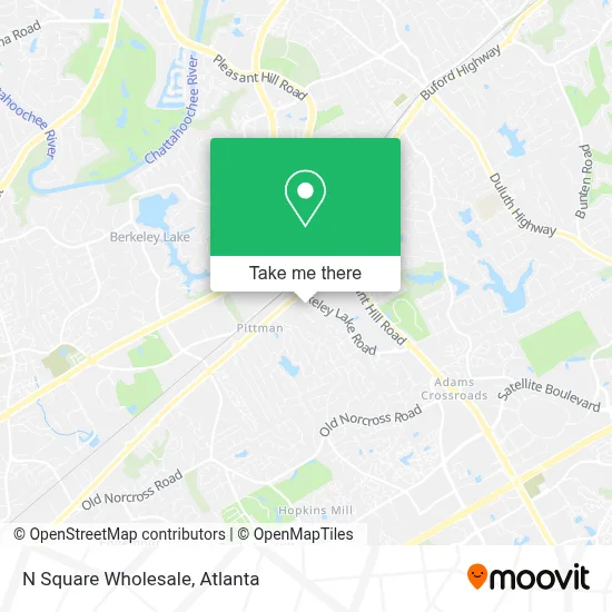 N Square Wholesale map
