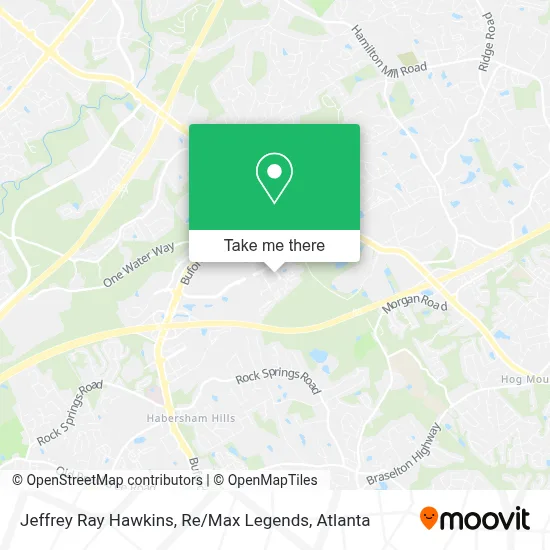 Jeffrey Ray Hawkins, Re / Max Legends map