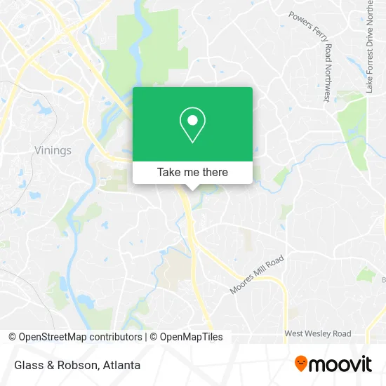 Glass & Robson map
