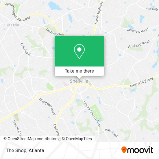 The Shop map