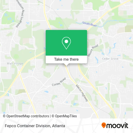 Fepco Container Division map