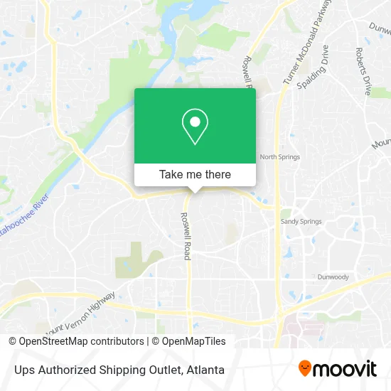 Ups Authorized Shipping Outlet map