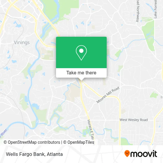 Wells Fargo Bank map