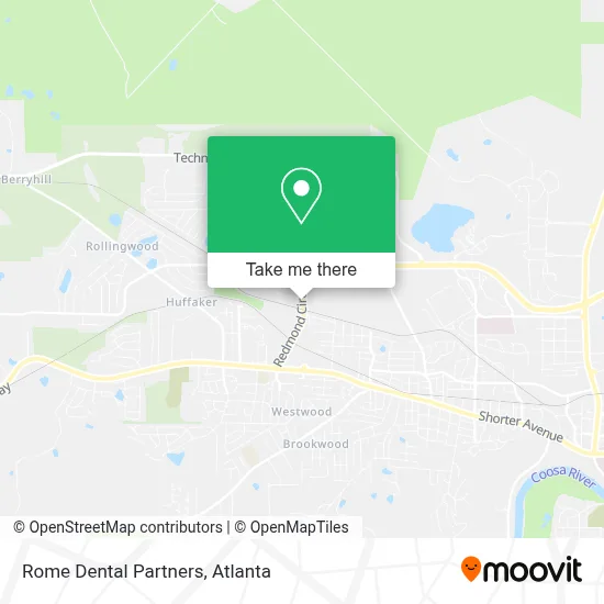Rome Dental Partners map