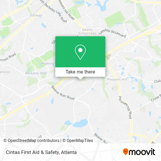 Cintas First Aid & Safety map