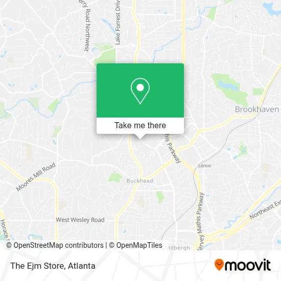 The Ejm Store map