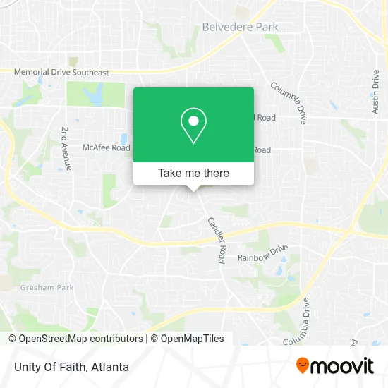 Unity Of Faith map