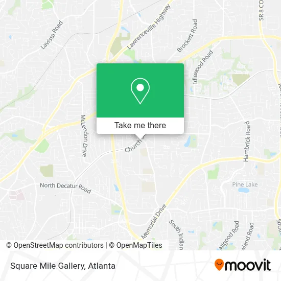 Square Mile Gallery map