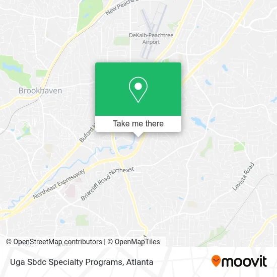 Uga Sbdc Specialty Programs map
