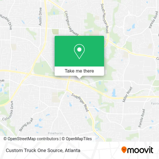 Custom Truck One Source map