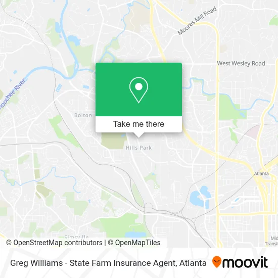 Greg Williams - State Farm Insurance Agent map