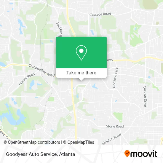 Goodyear Auto Service map
