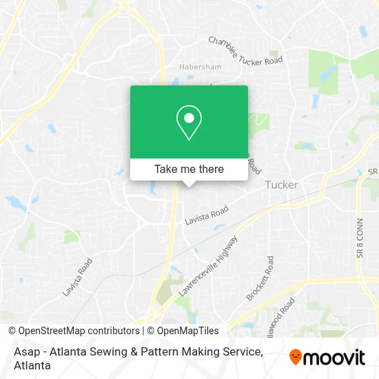 Asap - Atlanta Sewing & Pattern Making Service map