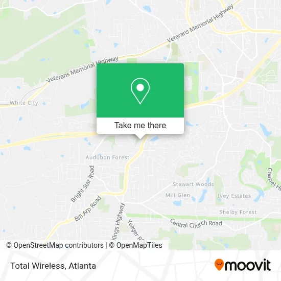 Total Wireless map