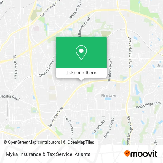 Myka Insurance & Tax Service map