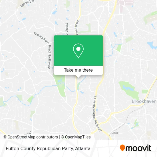 Fulton County Republican Party map
