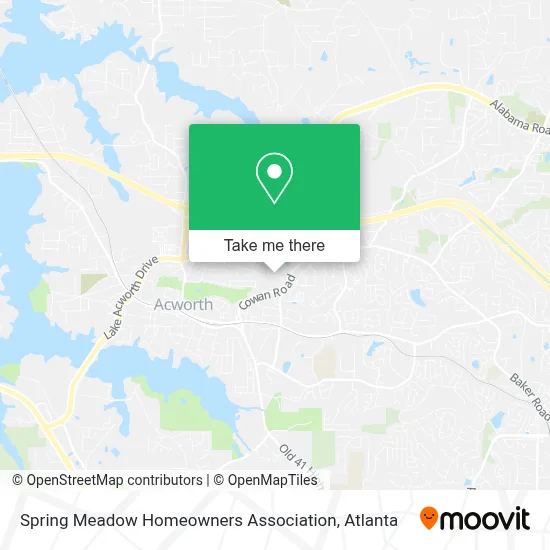 Spring Meadow Homeowners Association map