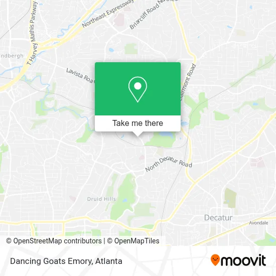 Dancing Goats Emory map