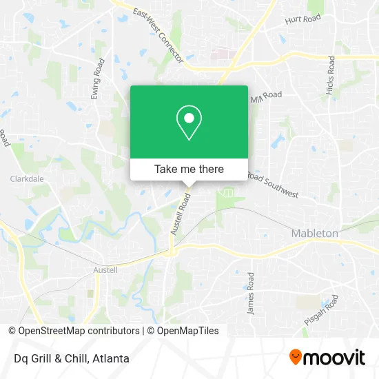 Dq Grill & Chill map
