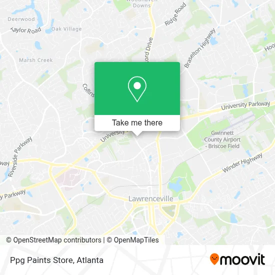 Ppg Paints Store map
