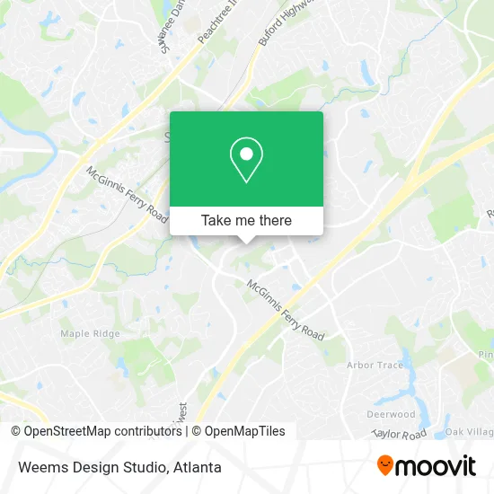 Weems Design Studio map