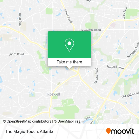 The Magic Touch map