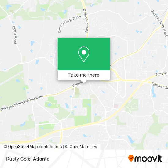 Rusty Cole map