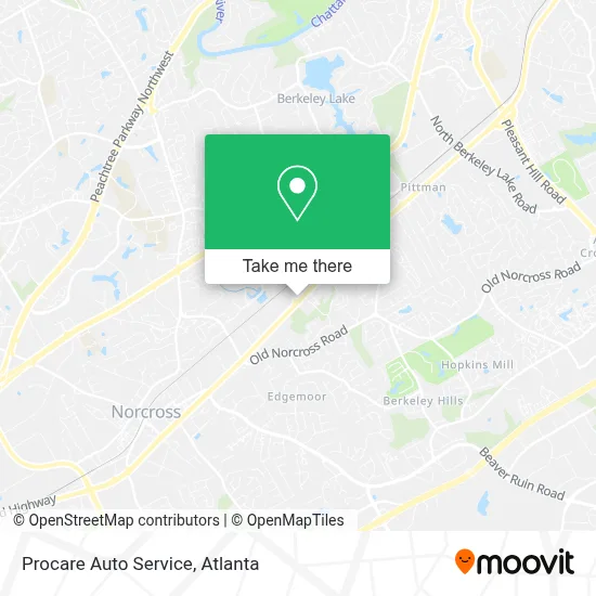 Procare Auto Service map