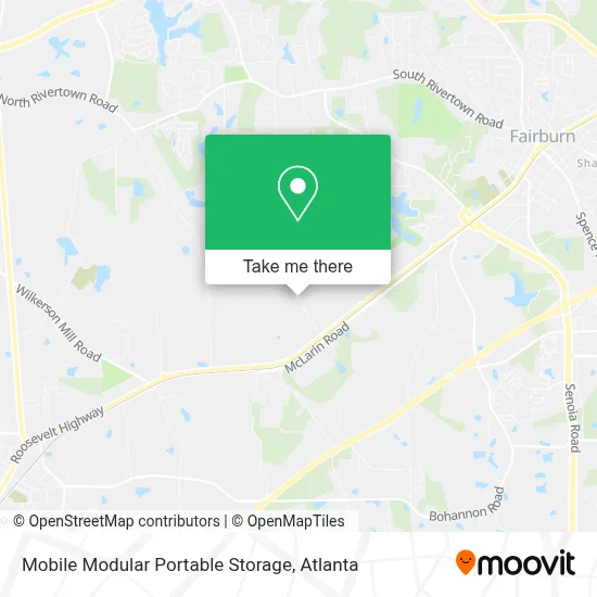 Mobile Modular Portable Storage map