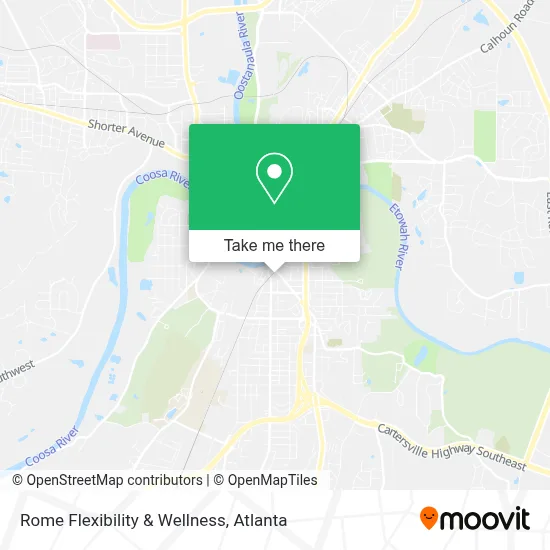 Rome Flexibility & Wellness map
