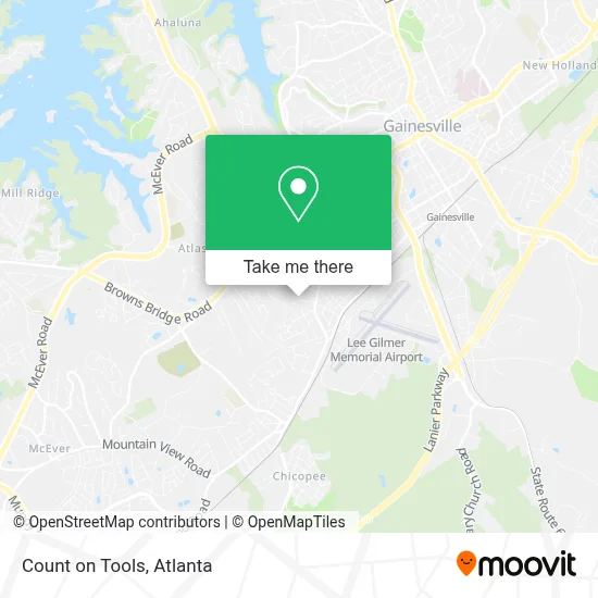 Count on Tools map