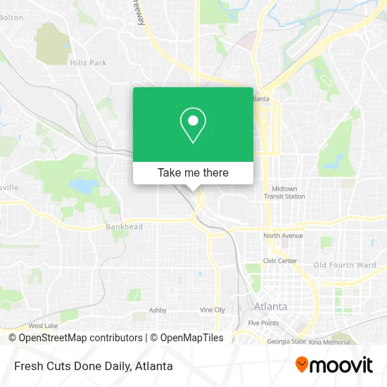 Fresh Cuts Done Daily map