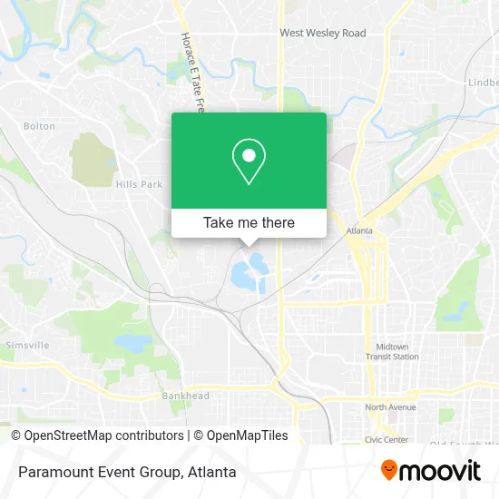 Paramount Event Group map