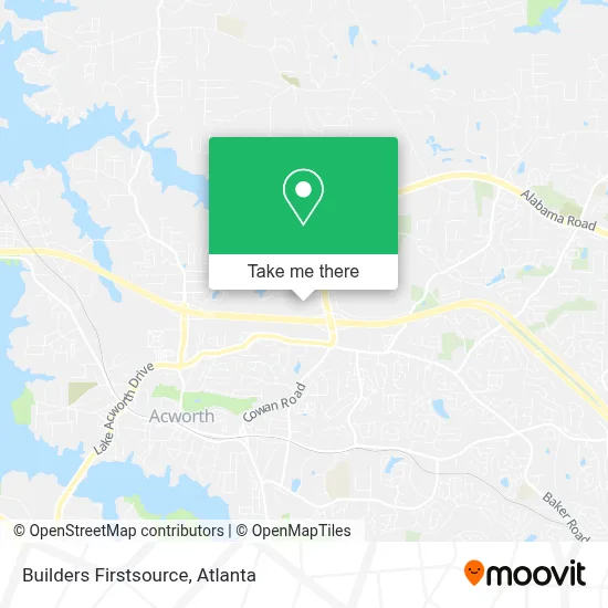 Builders Firstsource map