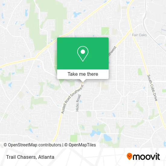 Trail Chasers map